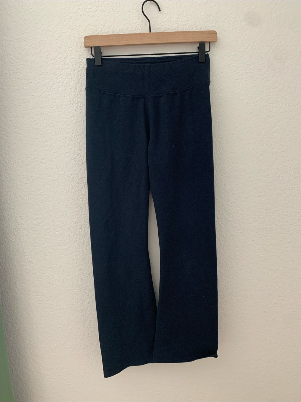 Pact Organic Cotton-Navy Bootcut Pull-On Pants